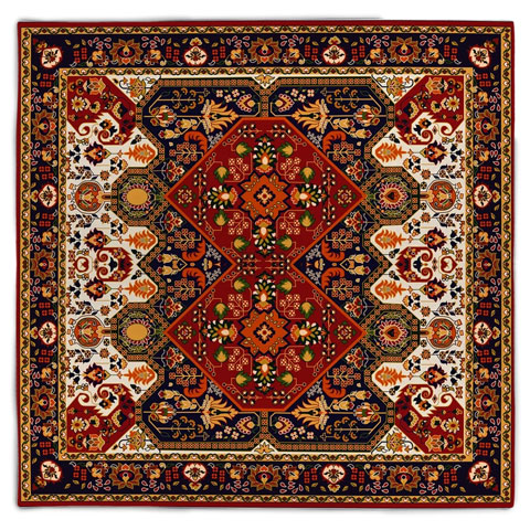 رومیزی طرح قالی