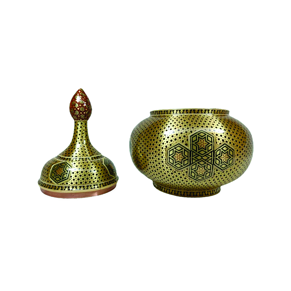 شکلات خوری خاتم کاری