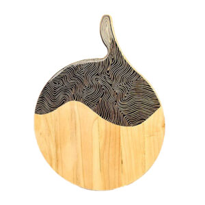 تخته سرو چوبی نقاشی شده