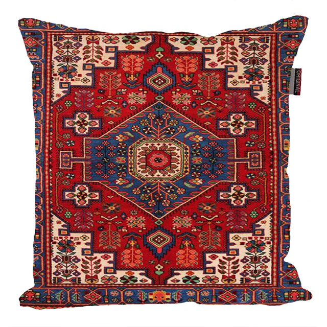 کوسن طرح قالیچه سنتی