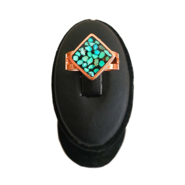 انگشتر مسی فیروزه کوب